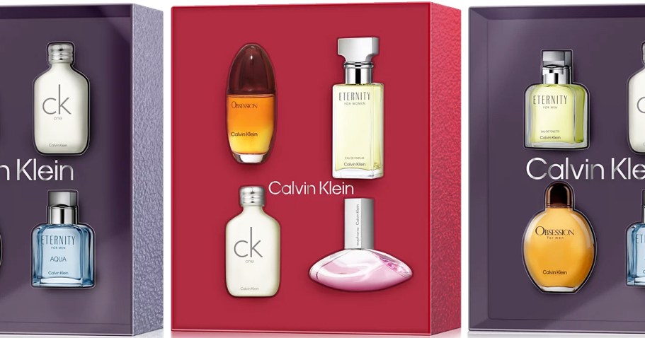 50% Off Perfume & Cologne on Macys.online | Calvin Klein Gift Sets Only $25 Shipped ($104 Value!)