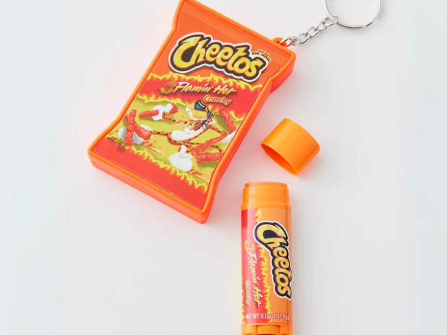 Taste Beauty Hot Cheetos Flavored Lip Balm & Keychain