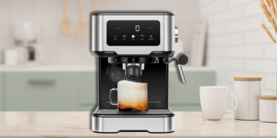 GO! Chefman Espresso Machine JUST $35 Shipped on Walmart.online – Cheaper Than Black Friday!