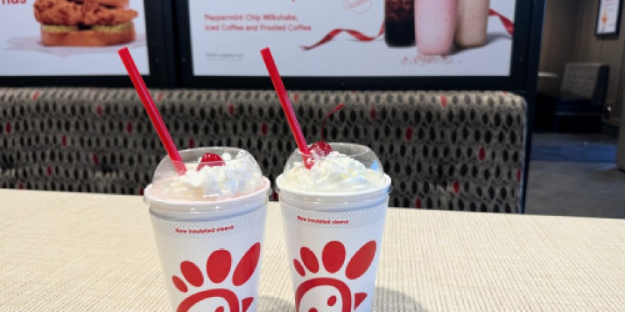 Chick-fil-A’s Peppermint Chip Milkshake is Back + Seasonal Coffee Options!