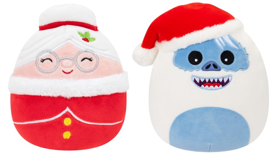 Mrs. Claus and Bumble Squishmallows Christmas plush