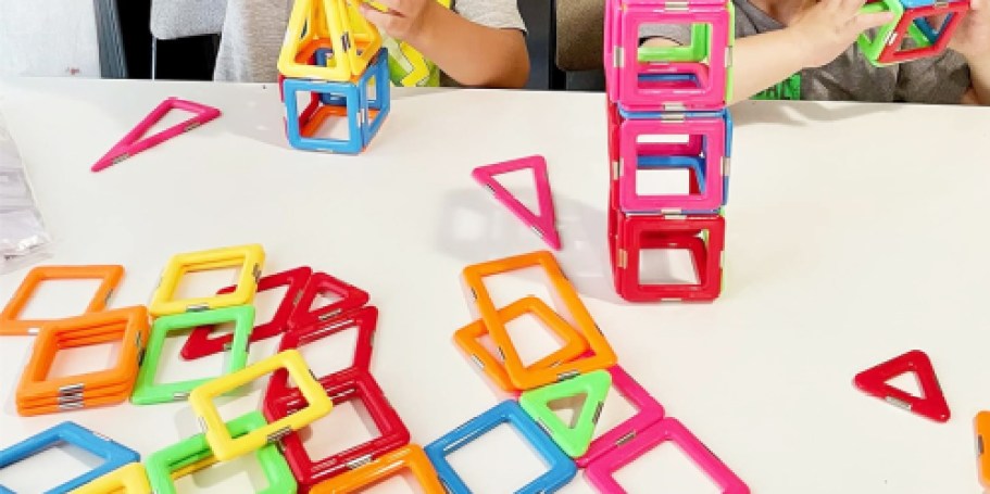 Magnetic Building Tiles Set Only $8.88 Shipped for Amazon Prime Members (Reg. $25)