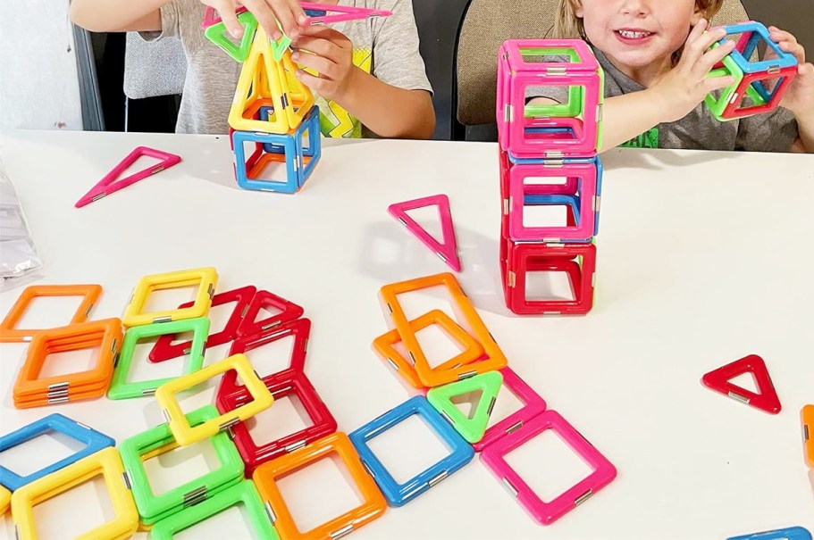 Magnetic Building Tiles Set Only $8.88 Shipped for Amazon Prime Members (Reg. $25)