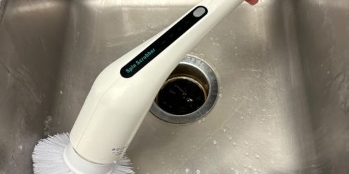 Cordless Electric Spin Scrubber w/ 6 Brush Heads Only $19.79 Shipped on Amazon