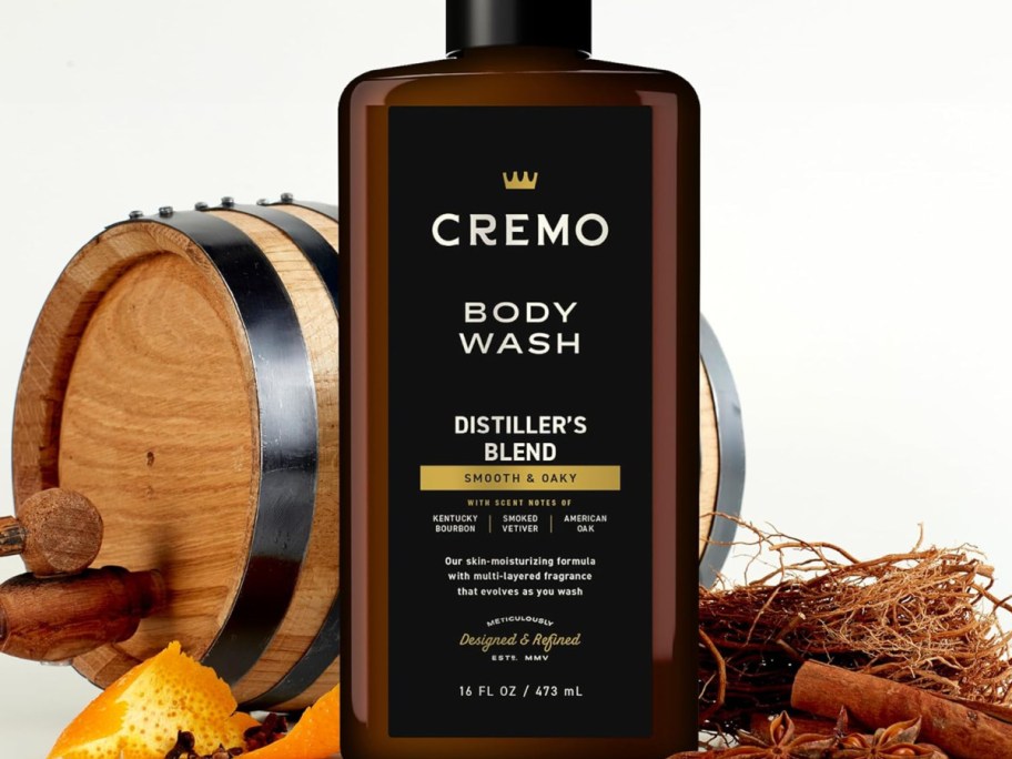 Cremo Men's Rich-Lathering Distiller's Blend Body Wash