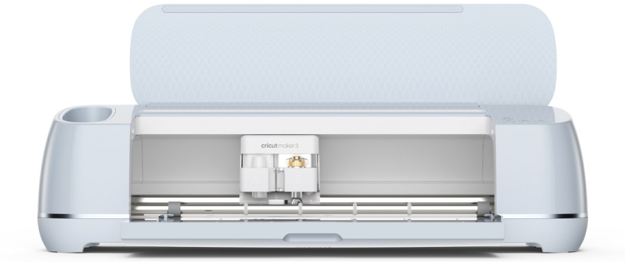 light blue Cricut Maker 3 machine