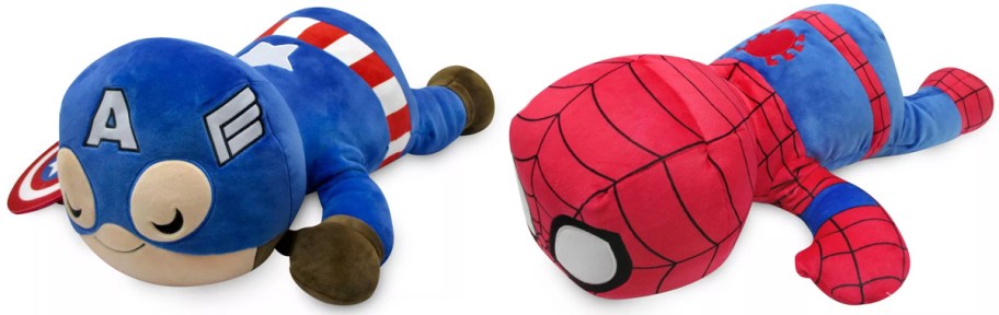 Cuddleez Captain America and Spider-Man Kids' Pillows