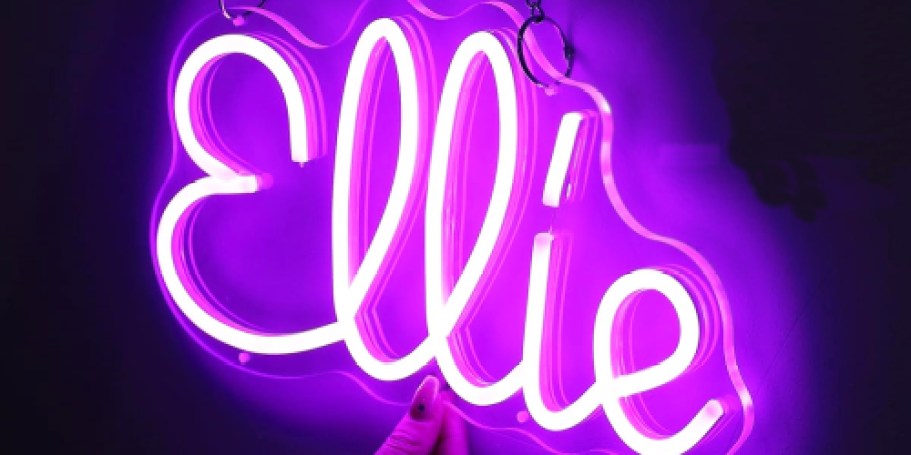 Custom Neon Signs from $19.49 Shipped on Amazon (Fun for Bedrooms)