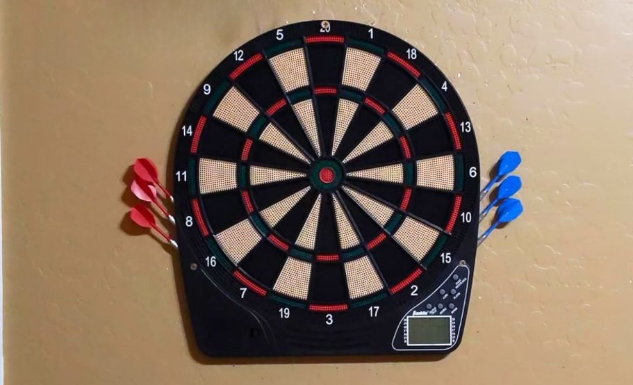 Electronic Dartboard Set w/ 6 Soft-Tip Darts Just $12.49 on Amazon (Reg. $35)