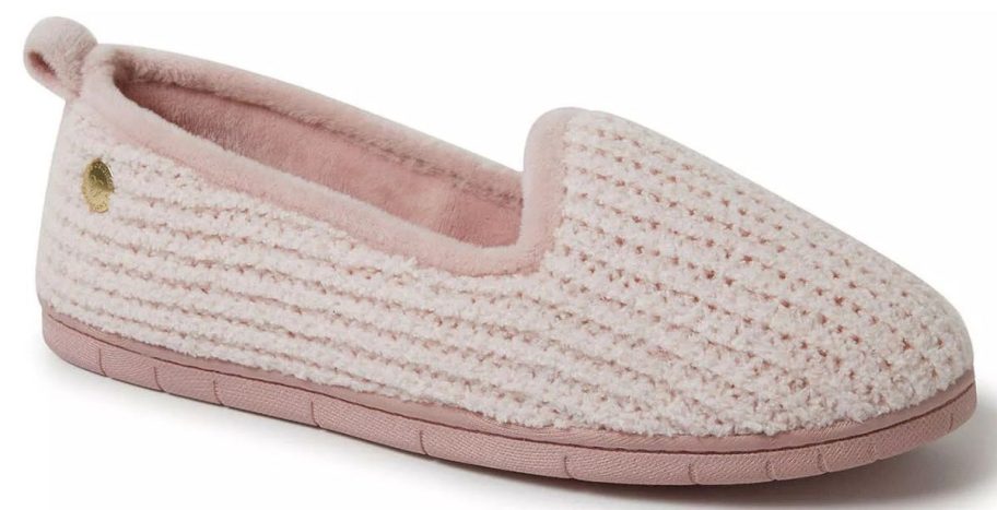 Dearfoams Rachel Women's Marled Chenille Closed Back Slippers stock image