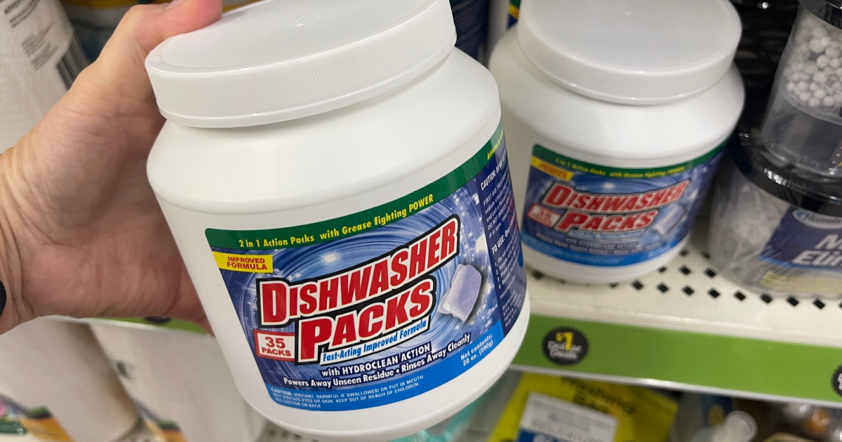 Are These $1 Dishwasher Packs at Dollar General Actually Cascade?!