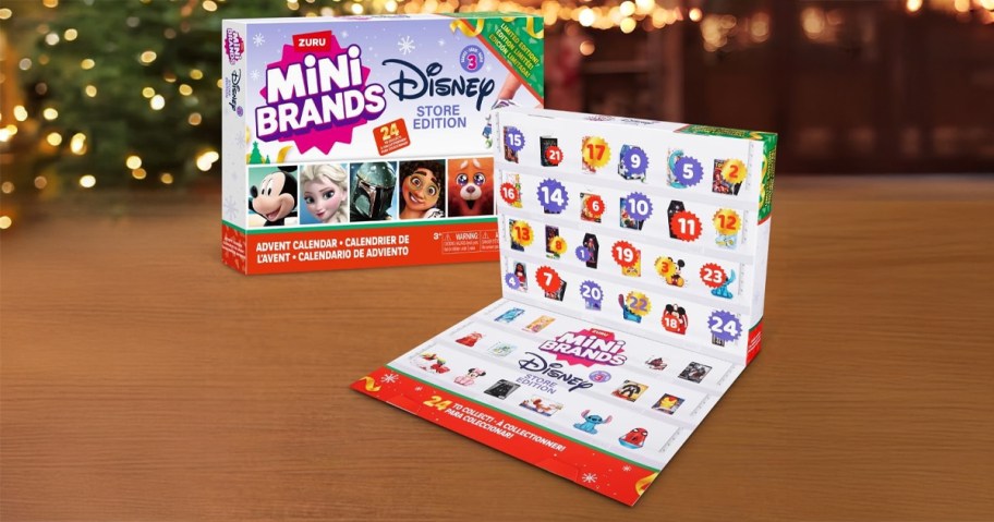 Disney 2024 Mini Brands Limited Edition Advent Calendar- 24 Days of Surprises 