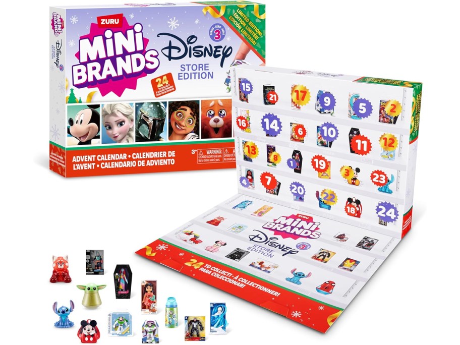 Disney 2024 Mini Brands Limited Edition Advent Calendar- 24 Days of Surprises