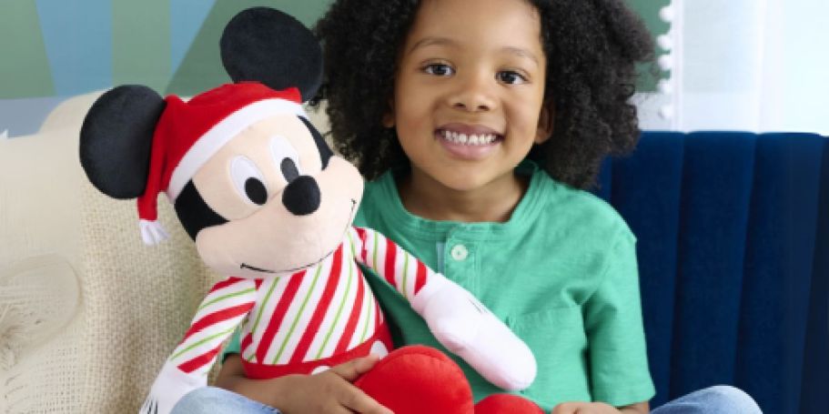 Disney Mickey & Minnie Mouse Holiday Plush UNDER $6 on Walmart.online