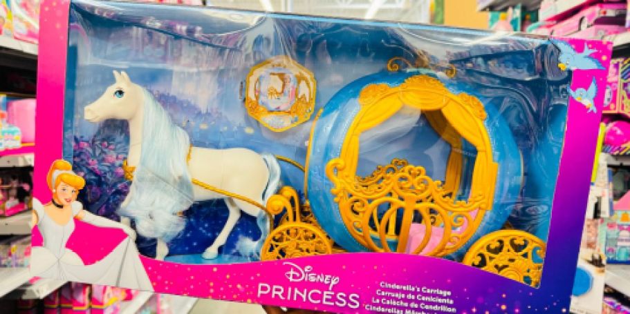 Up to 50% Off Disney Princess Toys on Walmart.online | Cinderella Horse & Carriage Just $25!