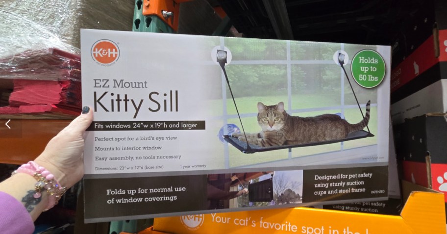 EZ mount kitty sill