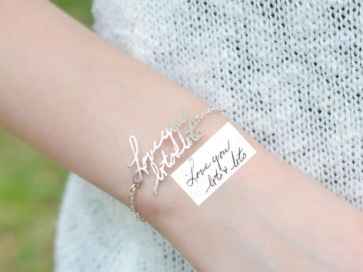 Score 30% Off Custom Jewelry on Etsy | Turn a Handwritten Note into a Bracelet for JUST $30 Shipped