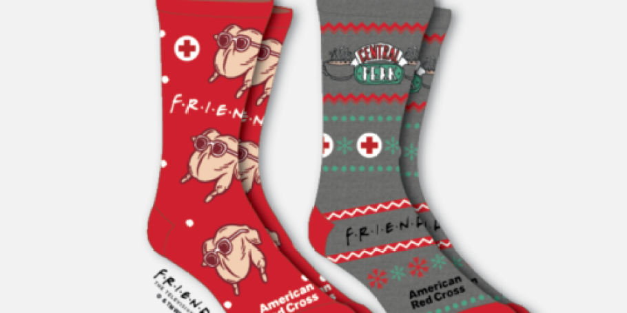 American Red Cross Offering Two FREE Pairs of “Friends” Socks to Donors Starting 11/18