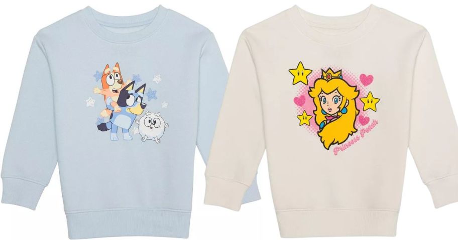 Girls Jumping Beans Graphic Fleece Sweatshirts stock images