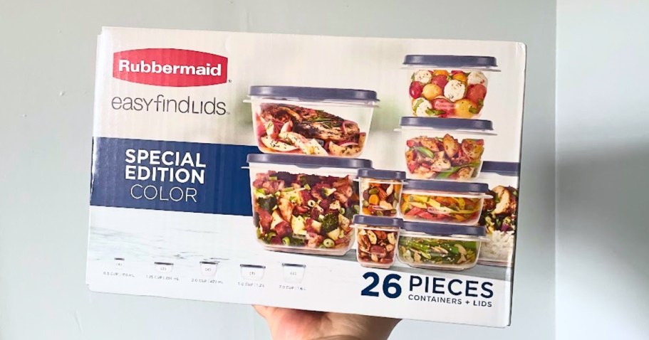 *HOT* Rubbermaid Easy Find Lids 26-Piece Set Just $8 on Walmart.online (Reg. $20)