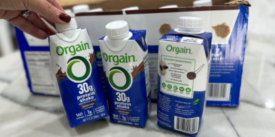 Orgain Organic Protein Shake 12-Packs from $10.99 Shipped on Amazon