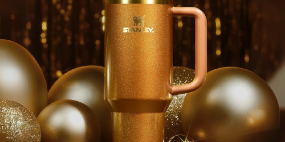 NEW Stanley Copper Tinsel & Winter Shimmer Tumblers Available | Perfect for Christmas!