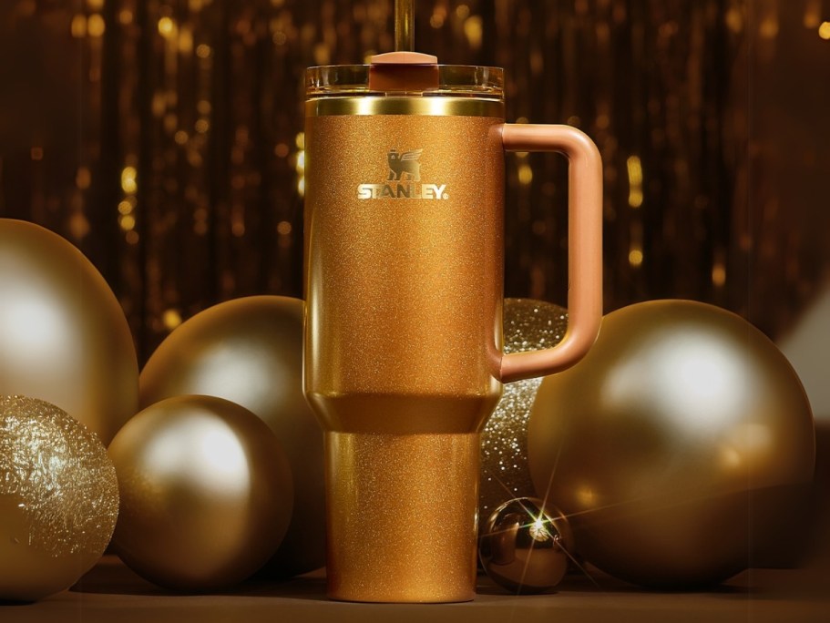 NEW Stanley Copper Tinsel & Winter Shimmer Tumblers Available | Perfect for Christmas!