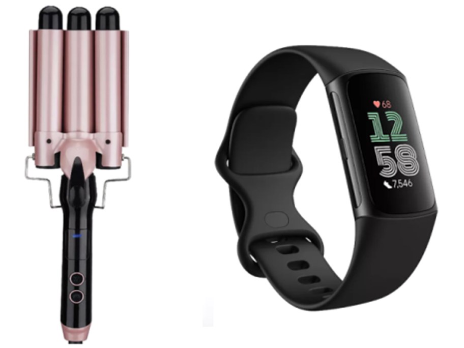 Hair waver and smartwatch