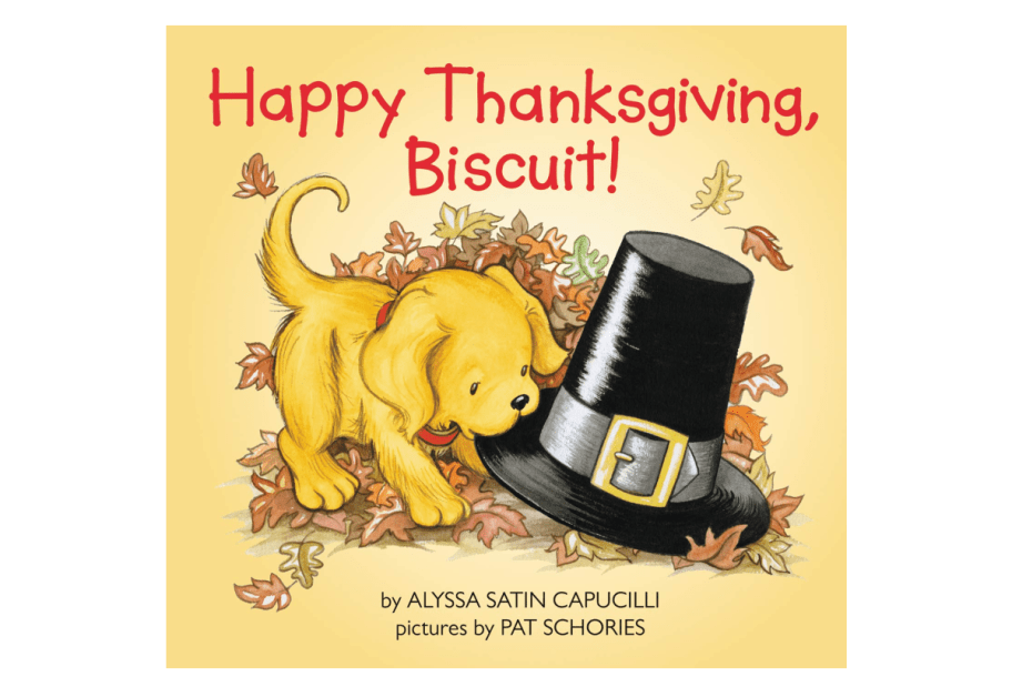 The cover of Happy Thanksgiving Biscuit, a thanksgiving book for kids