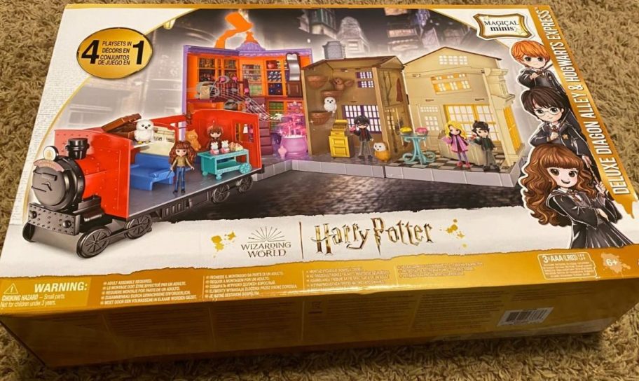 Wizarding World Harry Potter Deluxe 4 Playsets New in the Box