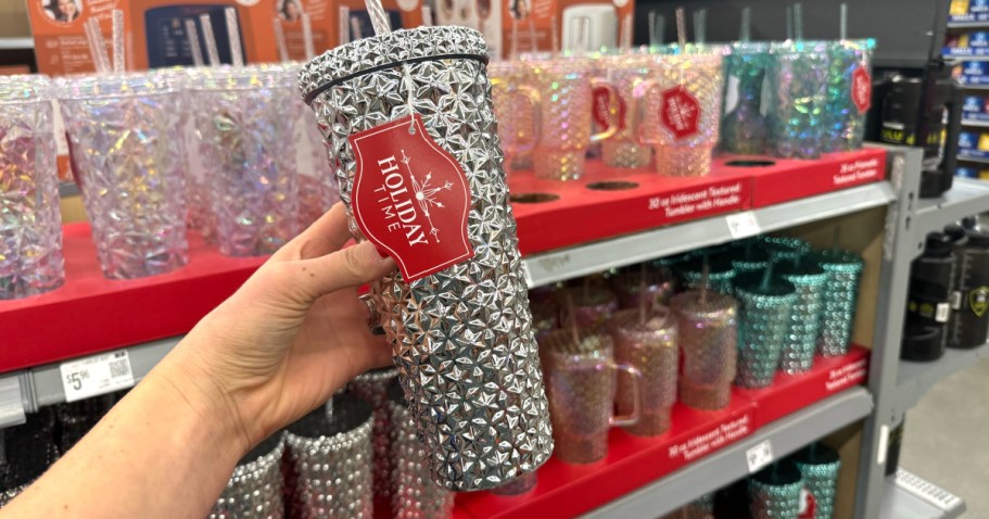 Studded Tumblers ONLY $1.49 at Walmart (Will Sell Out!)