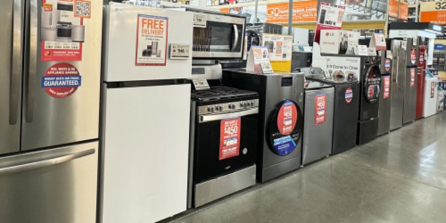 Get 40% Off Home Depot Appliance Sale AND Free Delivery (+ Up to Extra $1,000 Off!)