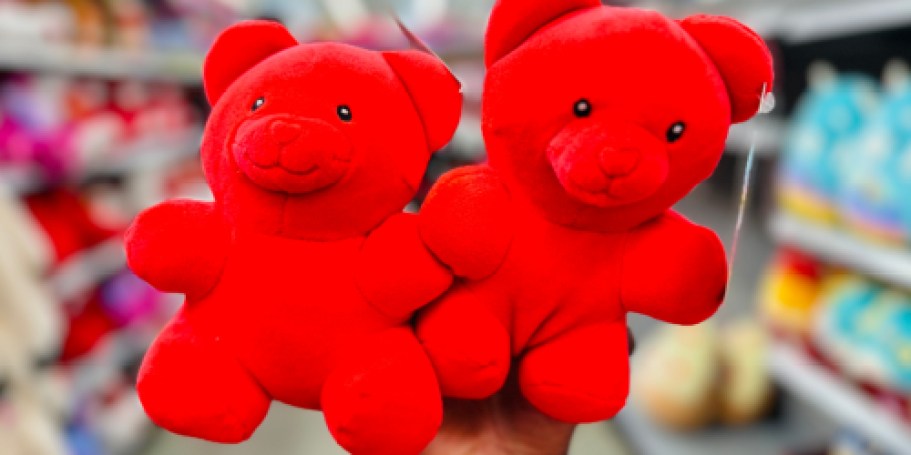 NEW Valentine’s Gummy Bear Plush from $2.97 on Walmart.online (May Sell Out!)