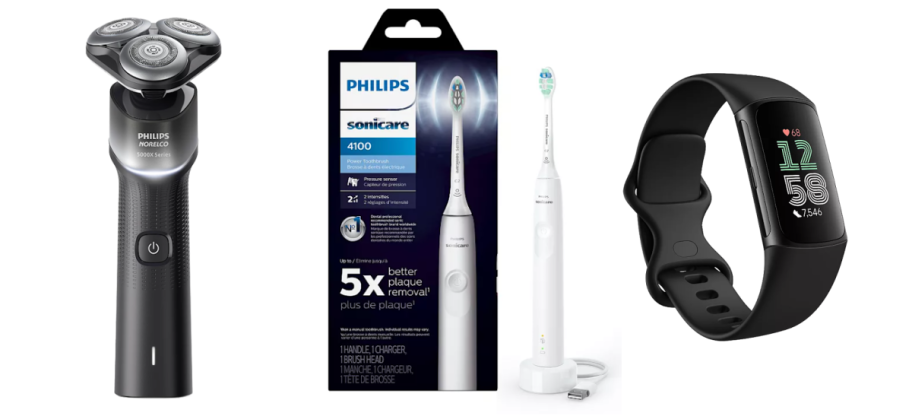 Kohls Black Friday Deals Personal Care Items like a razor, fitbit, and electric toothbrush