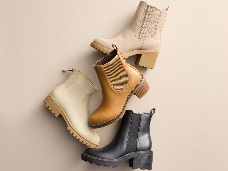 4 Different Kohl's Ankle Boots for Women