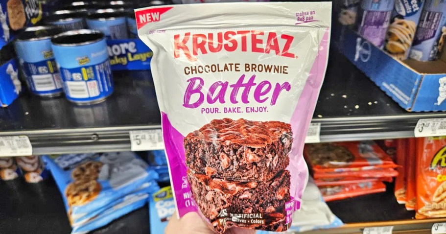 2 FREE Krusteaz Brownie & Cupcake Batters After Cash Back at Kroger