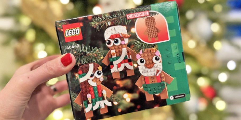 Up to 40% Off LEGO Christmas Sets | Gingerbread Ornaments Set Only $9.97