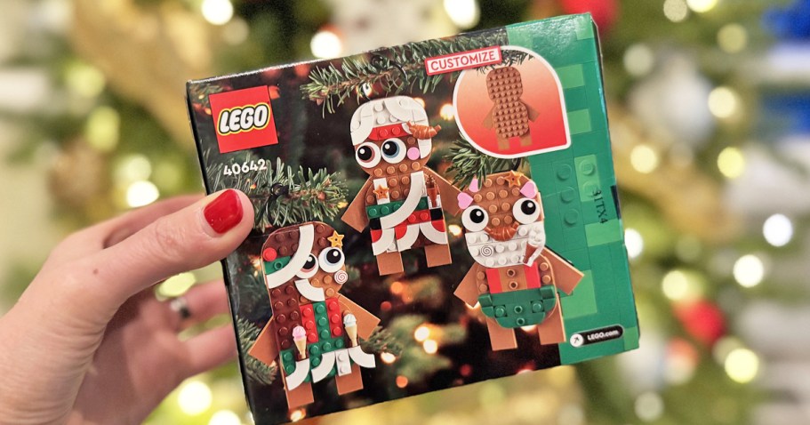 Up to 40% Off LEGO Christmas Sets | Gingerbread Ornaments Set Only $9.97