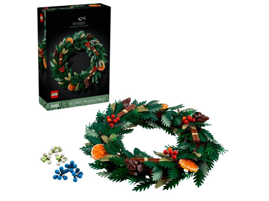 LEGO Wreath stock image