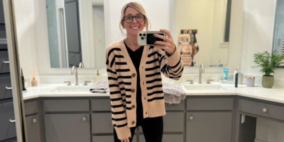 Cute Striped Cardigan UNDER $15 Shipped on Amazon