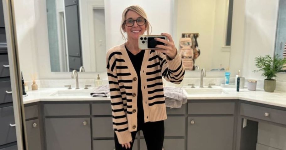 Cute Striped Cardigan UNDER $15 Shipped on Amazon