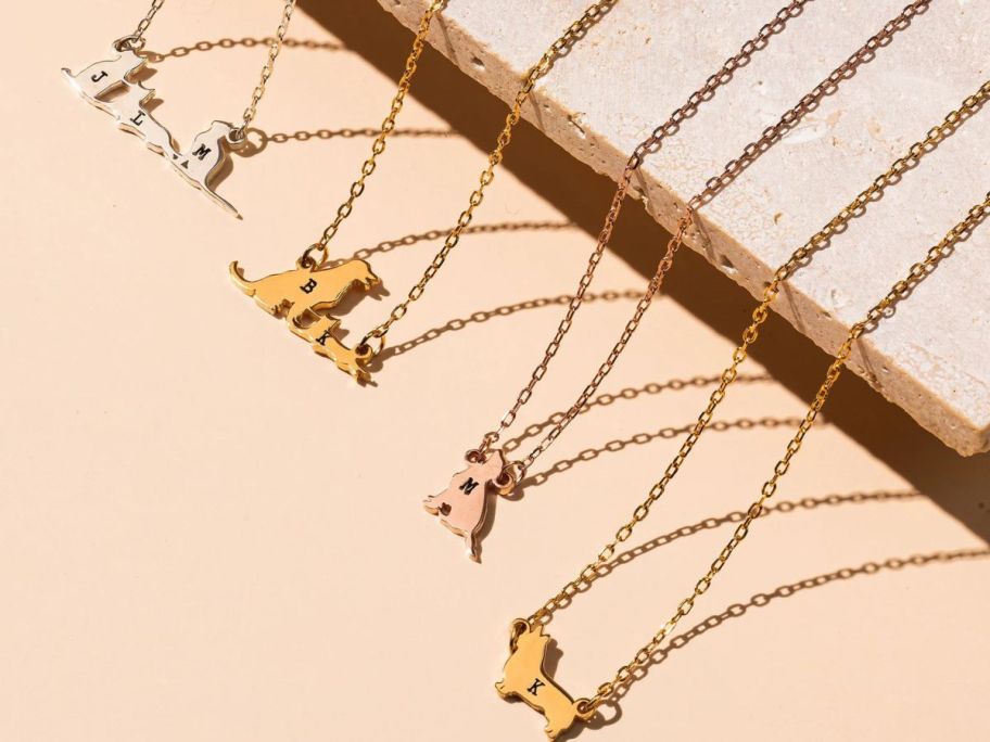 4 Mackenzie Treasury Pet Necklaces 