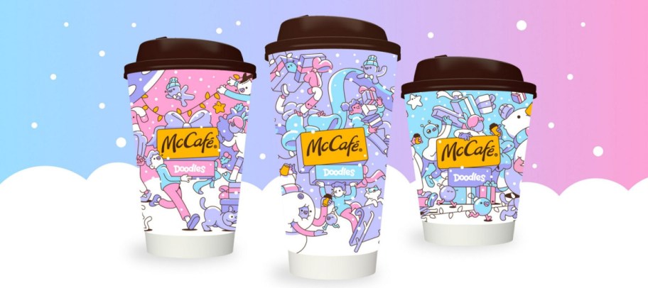 McDonalds x Doodles Cups