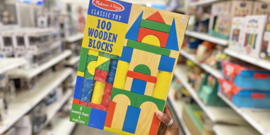 Melissa & Doug 100-Piece Building Blocks Set Only $10 on Walmart.online (Reg. $28)