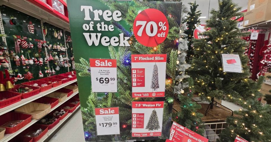 Signs for Michaels Christmas Tree Sale Trees of the Week