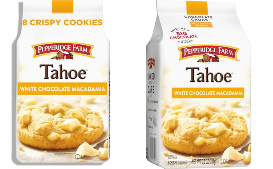 Two bags of Pepperidge Farm Tahoe cookies
