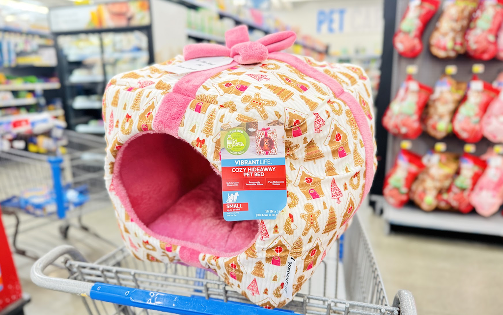 Holiday Pet Beds Only $17.97 on Walmart.online – 4 Cute Designs!