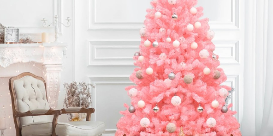 Walmart Christmas Tree Black Friday Deals – Pink 6 Ft Tree Just $55.99 Shipped (Reg. $119)