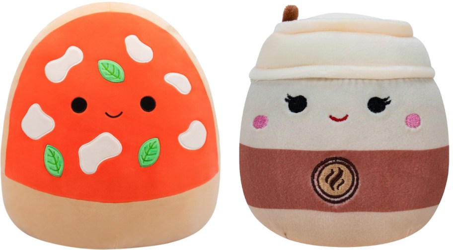 Pizza & Coffee mug squishmallows