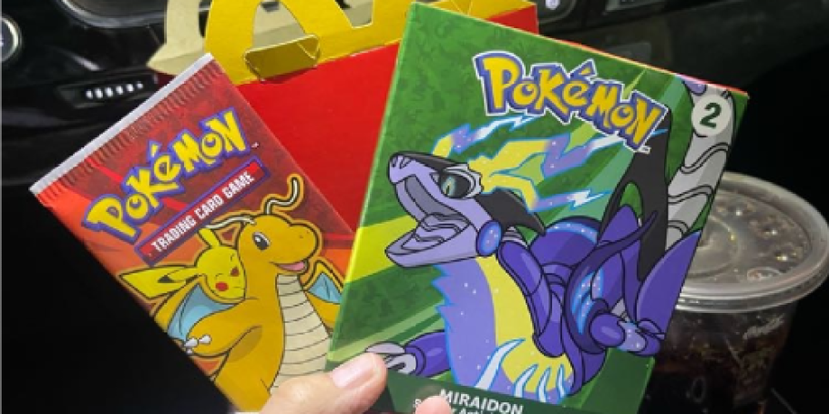 McDonald’s Pokémon Happy Meal Available Now (onlinees with Special TCG Game Bonus!)